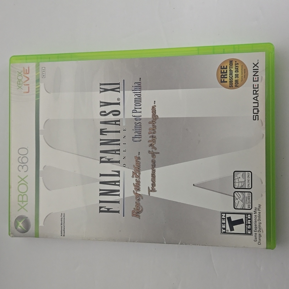 Final Fantasy XI for Xbox 360 - Green Case
